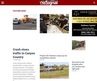 Signalscv.com(The Santa Clarita Valley Signal) Screenshot