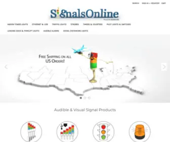 Signalsonline.com(LED Andon Lights) Screenshot