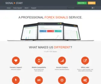 Signalstart.com(A Professional Forex Signals platform) Screenshot