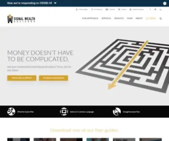 Signalwealth.com(Financial Advisors) Screenshot