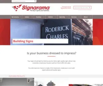 Signarama.ca(Signs) Screenshot