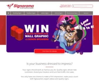 Signarama.com.au(Signs) Screenshot