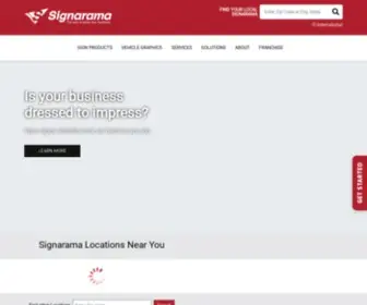 Signarama.com(Signs) Screenshot