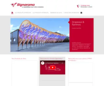 Signaramafrance.fr(Confiez-nous vos projets de signalétiques) Screenshot