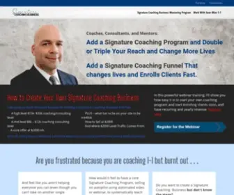 Signaturecoachingbusiness.com(Coaches, Consultants, and Mentors) Screenshot