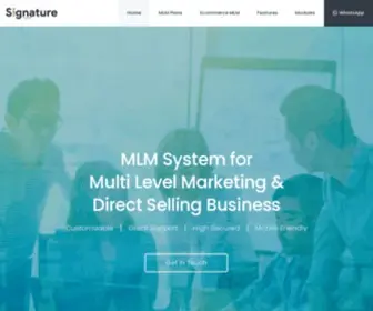 Signature.com.my(MLM Software Provider Malaysia) Screenshot