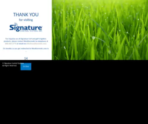 Signaturecontrolsystems.com(Site Template) Screenshot