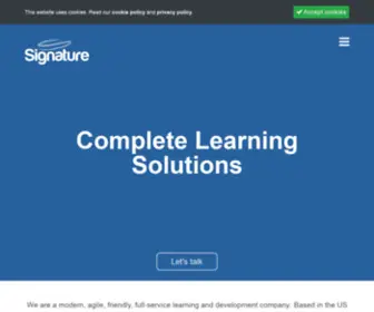 Signaturedigital.co.uk(Learning and Development) Screenshot