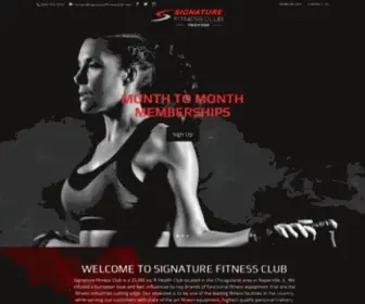 Signaturefitness.club(Fitness by Design) Screenshot