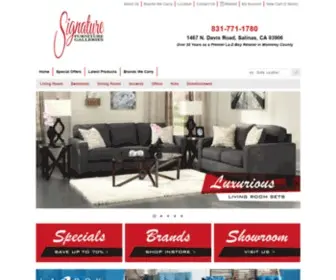 Signaturefurnituregalleries.com(SIGNATURE FURNITURE GALLERIES) Screenshot