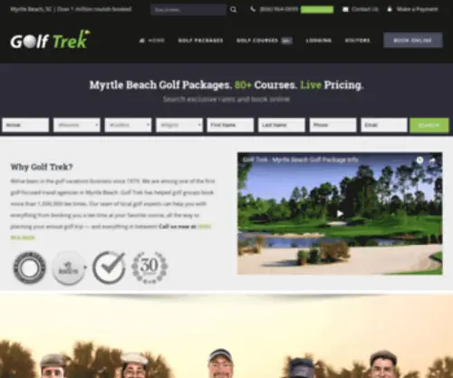 Signaturegolfpackages.com(Myrtle beach golf packages) Screenshot