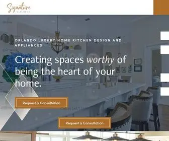 Signaturekitchens.com(Kitchen Remodel Orlando) Screenshot