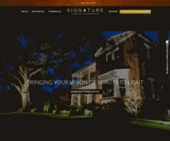 Signaturele.com(FLORIDA’S PREMIER LIGHTING COMPANY Signature) Screenshot