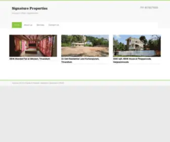 Signaturepropertiesonline.com(Houses) Screenshot
