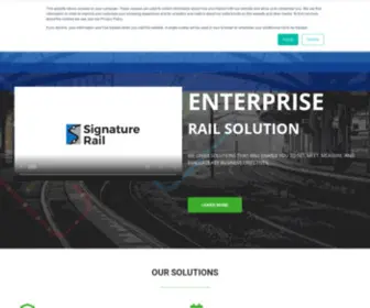 Signaturerail.com(Signature Rail) Screenshot