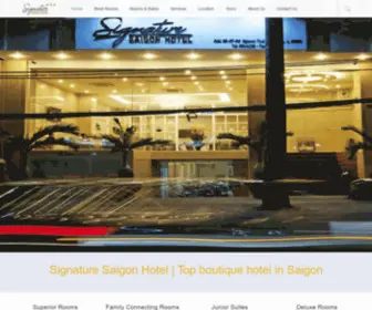 Signaturesaigonhotel.vn(Signature Saigon Hotel) Screenshot