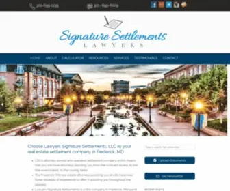 Signaturesettlements.com(Lawyers Signature Settlements) Screenshot