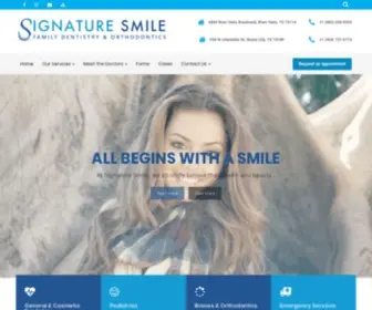 Signaturesmiledfw.com(Your smile) Screenshot