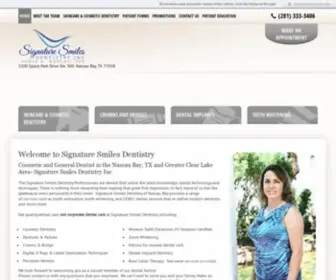 Signaturesmilesdentistry.com(Signature Smiles Dentistry Inc) Screenshot