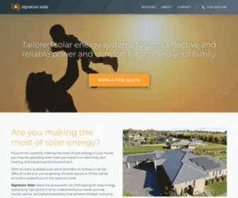 Signaturesolar.com.au(Signature Solar) Screenshot