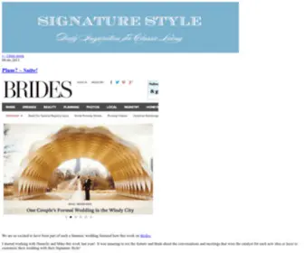 Signaturestyleblog.com(Signature Style) Screenshot