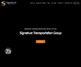 Signaturetg.com(Signature Transportation Group) Screenshot