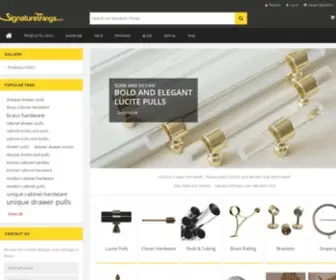 Signaturethings.com(Brass Hardware) Screenshot