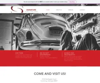 Signaturetotalcarcare.com(Sigtotalcarcare) Screenshot