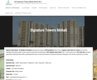 Signaturetowersmohali-Consultant.co.in(Signature towers mohali) Screenshot