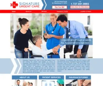 Signatureurgentcare.com(Signature Urgent Care) Screenshot