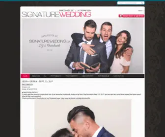 Signaturewedding.ca(Signature Wedding Vancouver) Screenshot