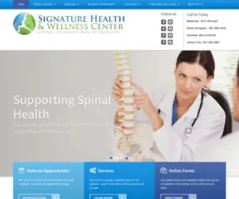 Signaturewellnesscenter.com(Chiropractors in Belleville & Fairfield) Screenshot