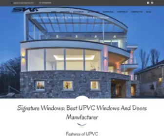 Signaturewindow.in(Best UPVC Windows And Aluminium Doors Manufacturer in Delhi) Screenshot