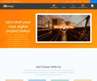 Signcast.ca(SignCast Media Inc) Screenshot