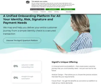 Signd.id(Onboarding Platform For Your Identity) Screenshot
