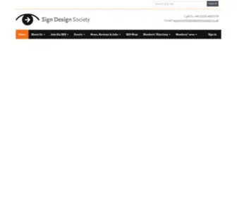 Signdesignsociety.co.uk(Sign Design Society) Screenshot