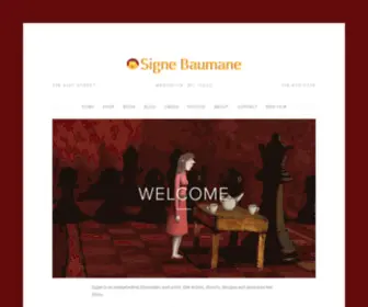 Signebaumane.com(Signe Baumane) Screenshot