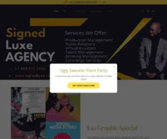 Signedluxe.com(Signed Luxe Agency) Screenshot