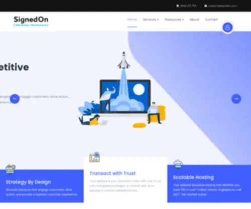 Signedon.com(Website Design) Screenshot