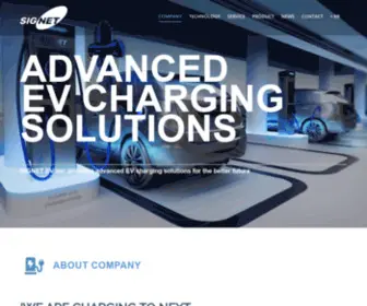 SignetevGlobal.com(ADVANCED EV CHARGING SOLUTIONS) Screenshot