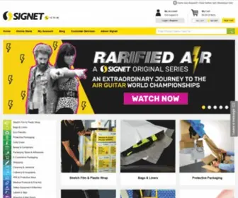 Signet.net.au(The Best Packaging Supplies) Screenshot