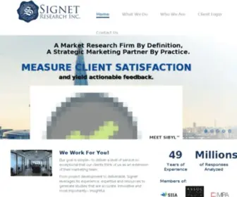 Signetresearch.com(Signet Research Inc) Screenshot