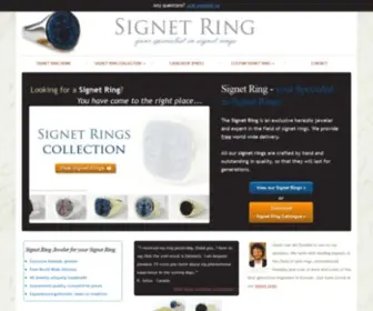 Signetring.website(SIGNET RING) Screenshot