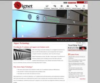 Signettechnology.com(Signet Technology) Screenshot