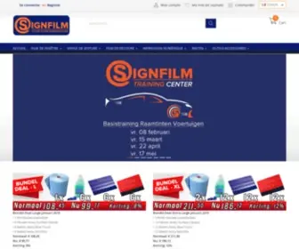 Signfilm.fr(Grossiste Adhésif SIGNFILM) Screenshot