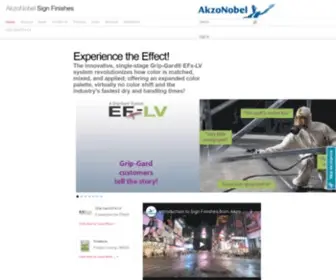 Signfinishes.com(Experience the Effect) Screenshot