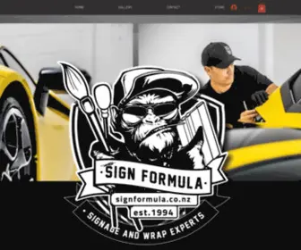 Signformula.co.nz(Sign Formula) Screenshot