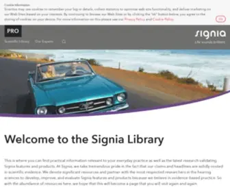 Signia-Library.com(Scientific Marketing Archive) Screenshot