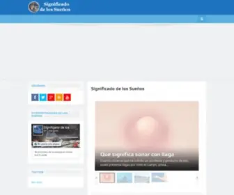 Significadodelossuenos.name(Sueños) Screenshot