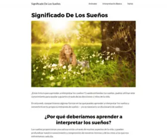 Significadodelossuenos.win(▷ Significado De Los Sueños) Screenshot